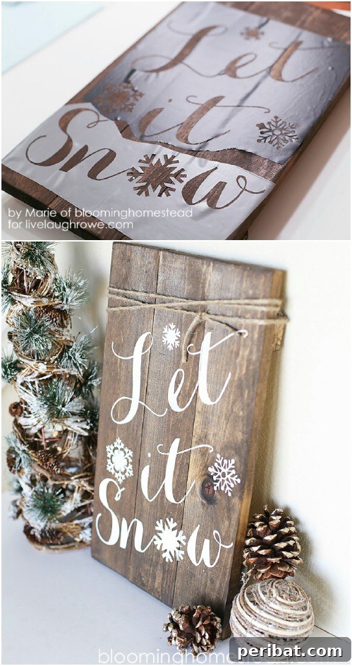 Let It Snow Sign