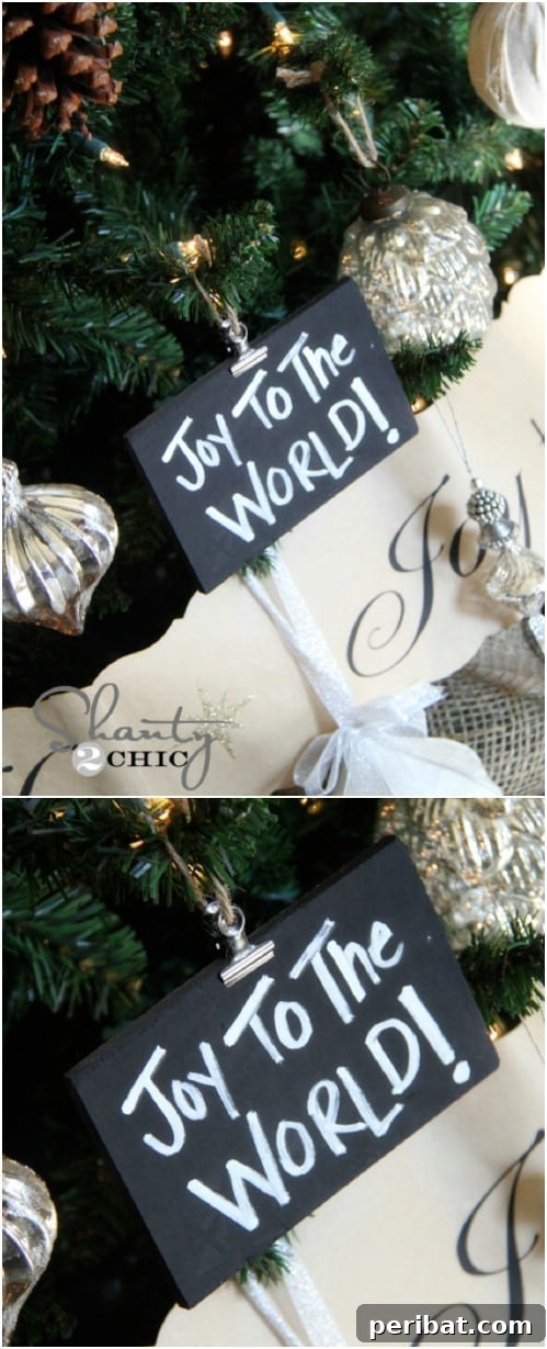 Chalkboard Ornaments