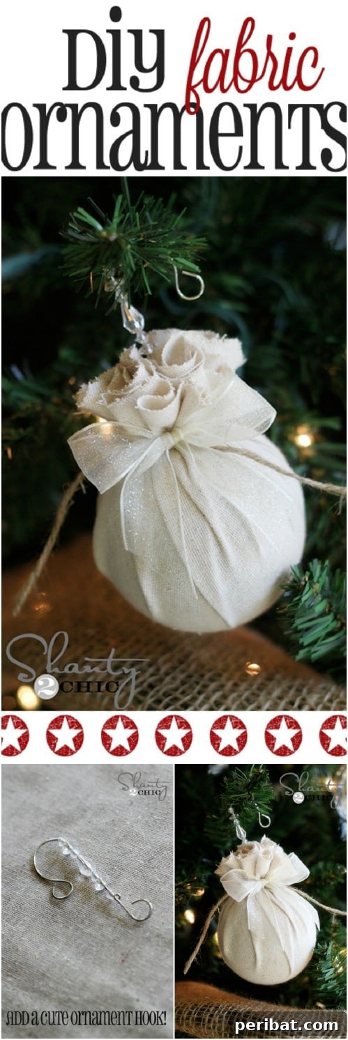 Fabric Ball Ornaments