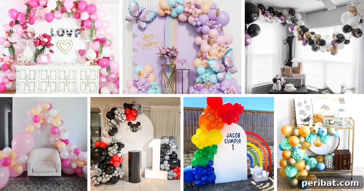 Stunning DIY Balloon Garlands: 27 Ideas & Starter Kits 2 27 diy balloon garland ideas and kits facebook