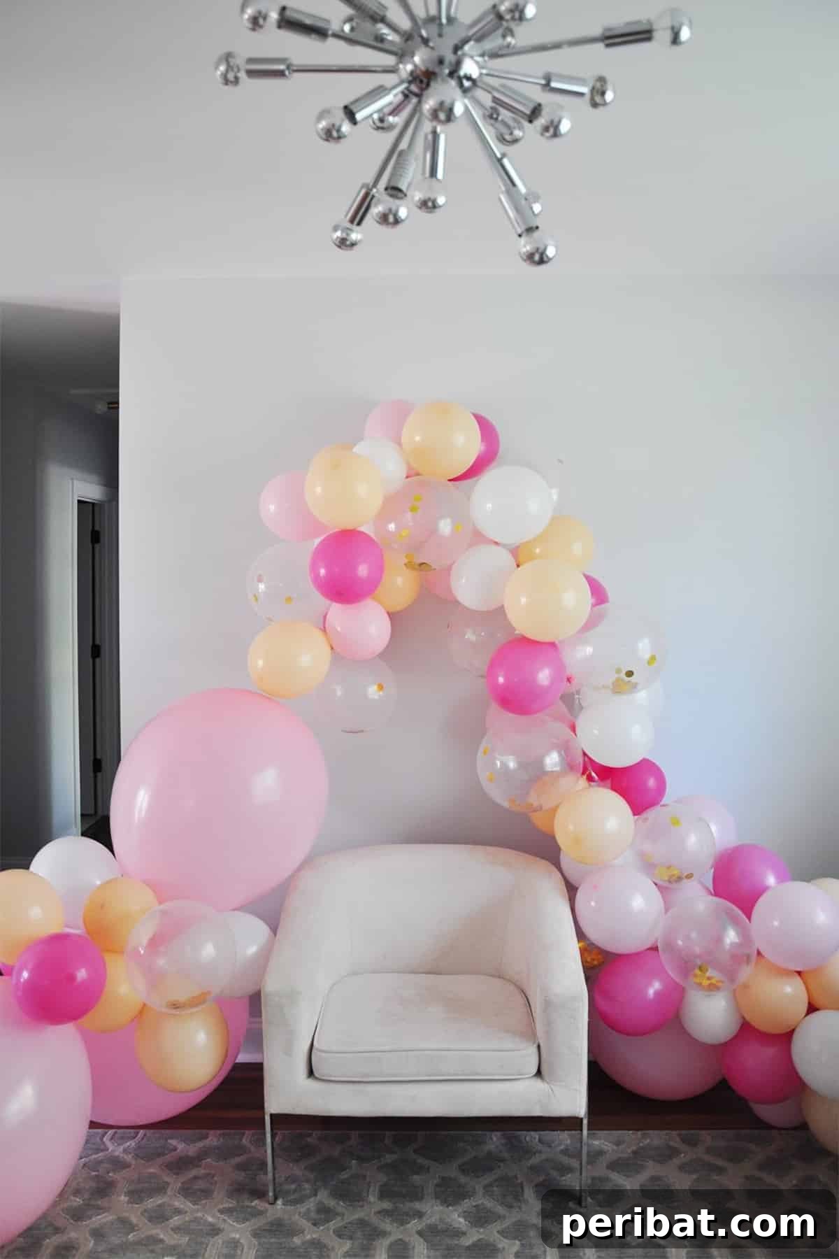 Stunning DIY Balloon Garlands: 27 Ideas & Starter Kits 14 effortlessly chic balloon garland