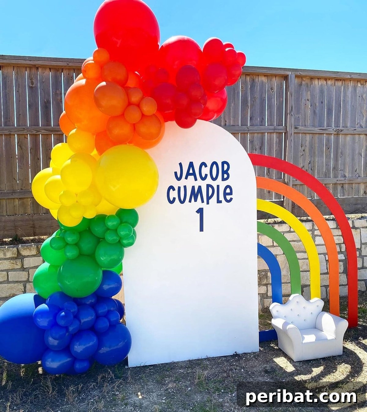 Stunning DIY Balloon Garlands: 27 Ideas & Starter Kits 16 rainbow balloon garland arch kit