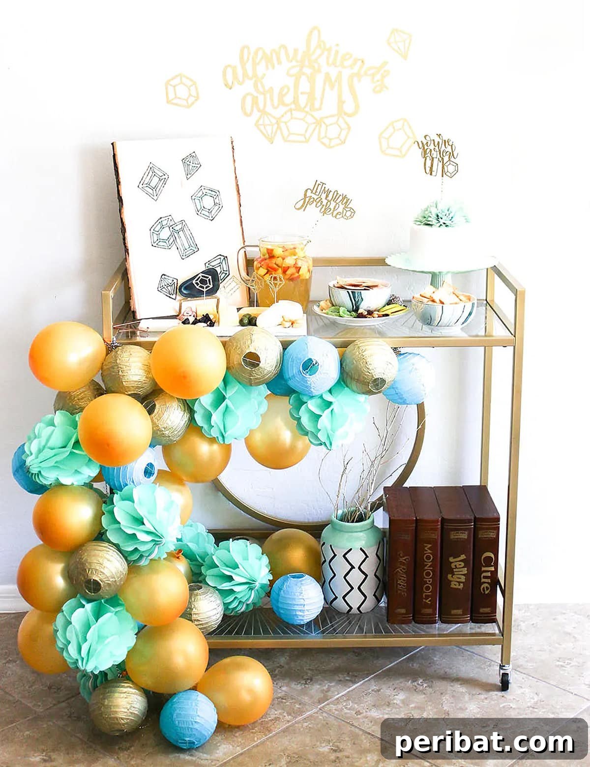 Stunning DIY Balloon Garlands: 27 Ideas & Starter Kits 22 gold balloon garland