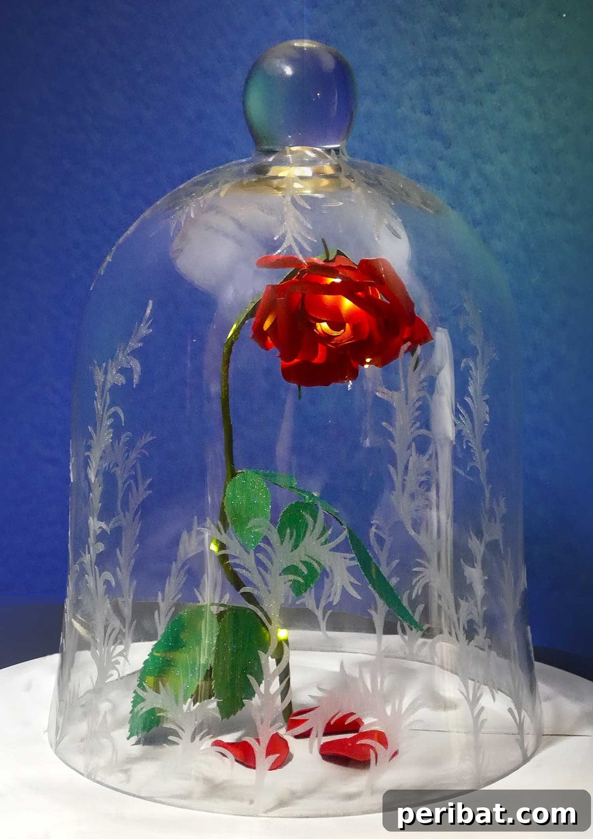 Magical DIY Enchanted Rose centerpiece for a fairytale wedding