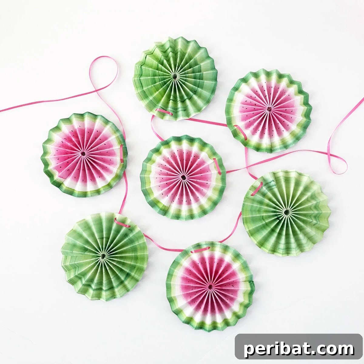 watercolor-painted watermelon banner