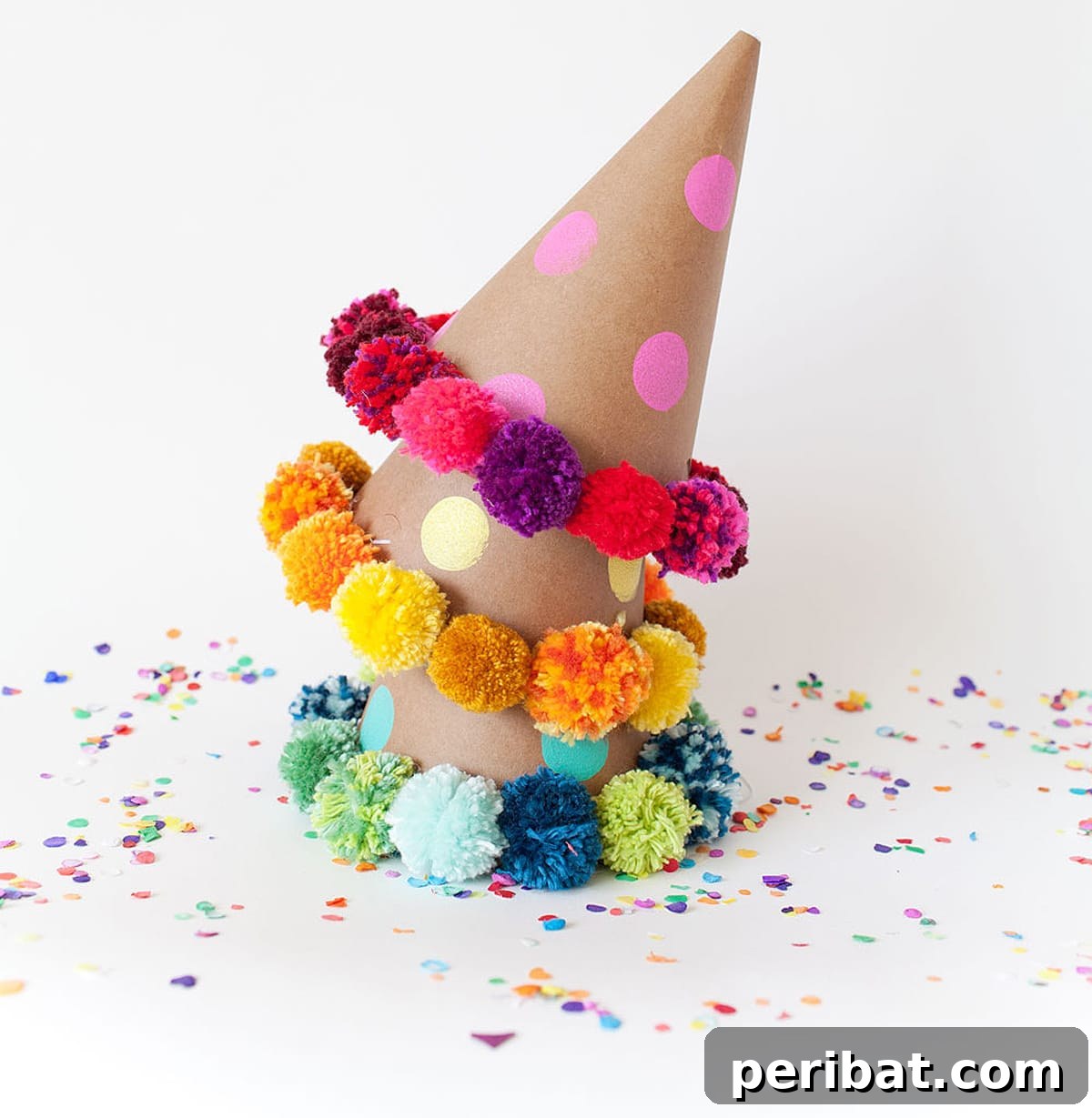 pom pom party hat