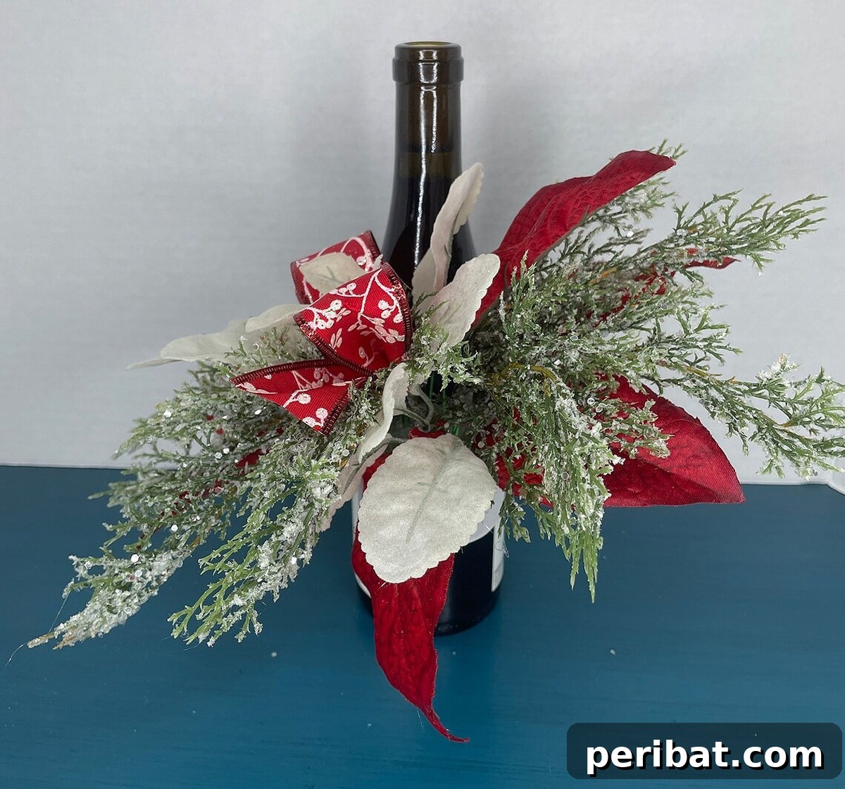 elegant wine bottle decoration
