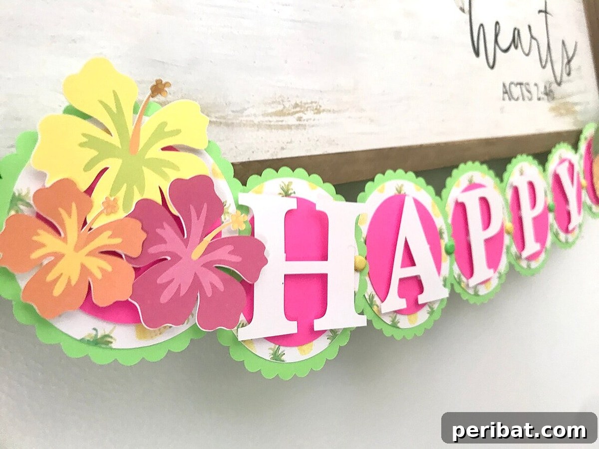 hawaiian party birthday decoration