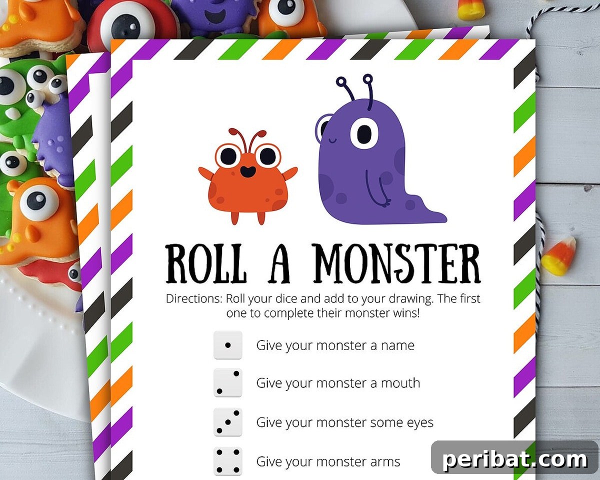 roll monster game