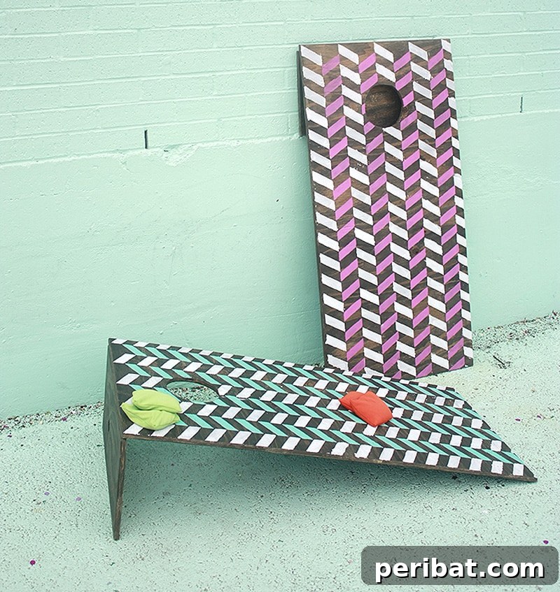 collapsible cornhole boards