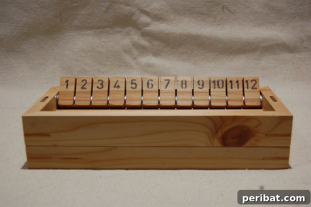 traveler shut the box game