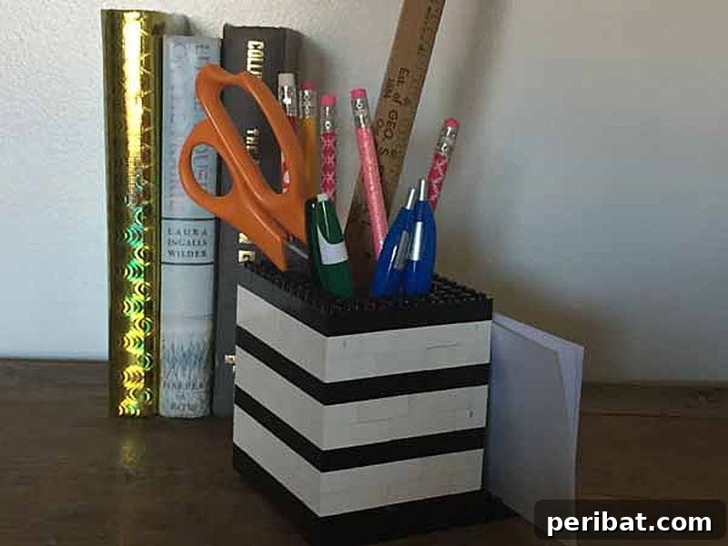 lego pen and pencil holder