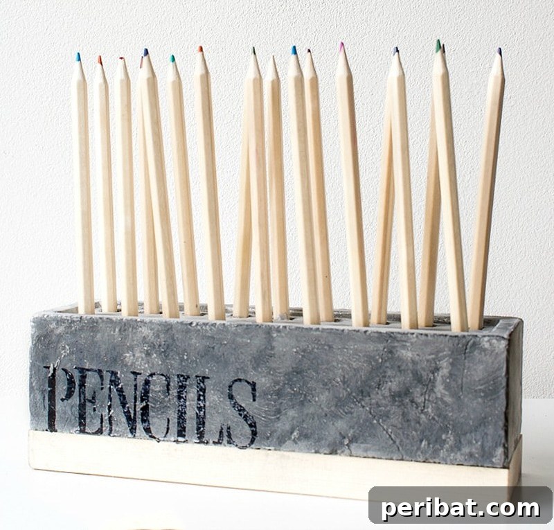 pencil holder from grillo designs