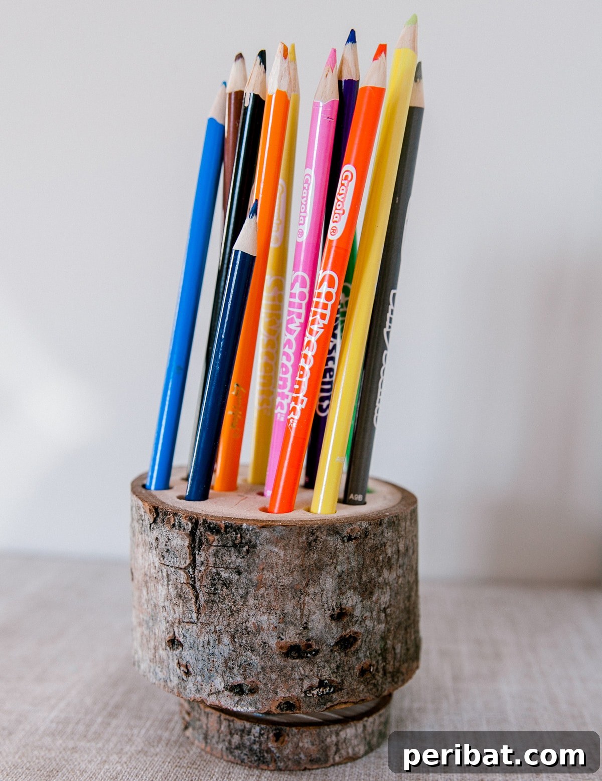lazy susan pencil holder