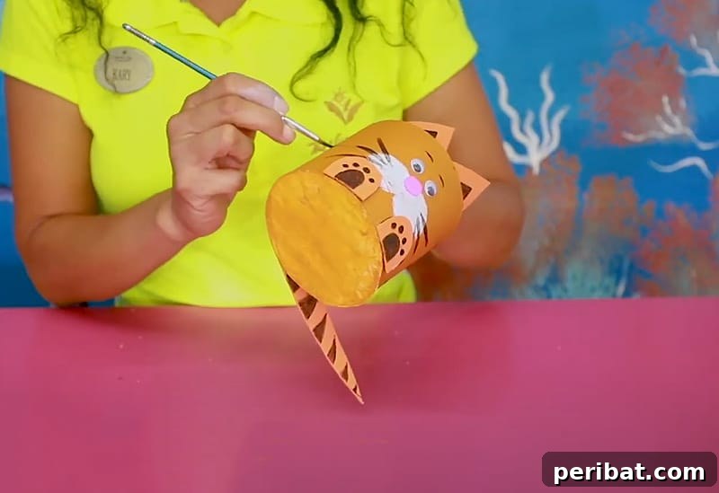 cool tiger pencil holder