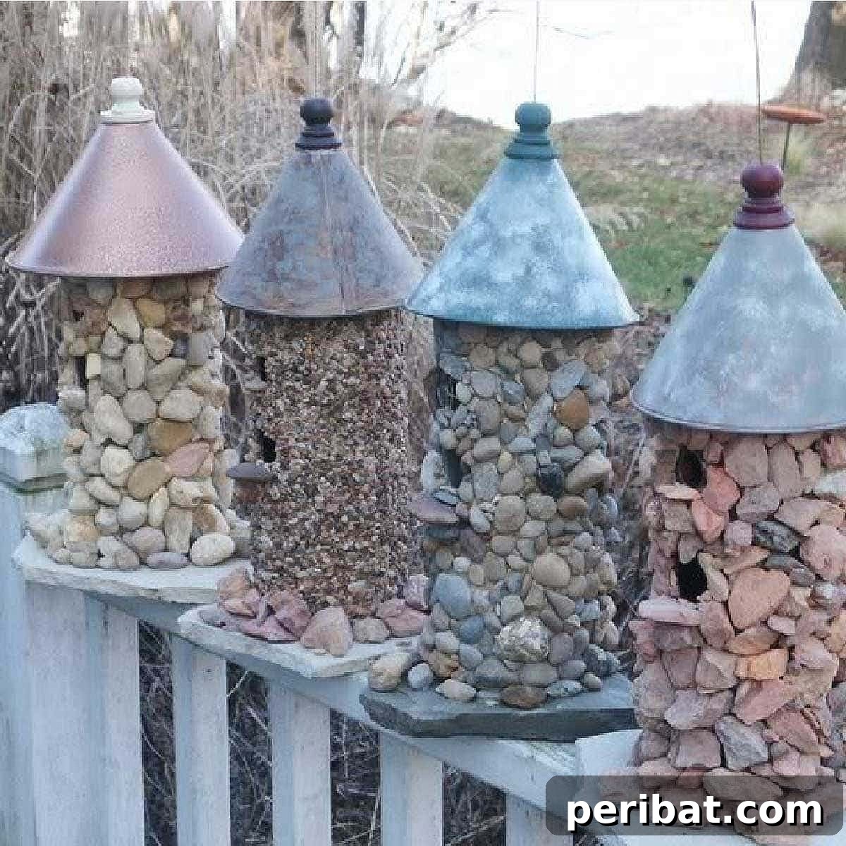 45 Creative DIY Birdhouse Projects 16 stone birdhouse