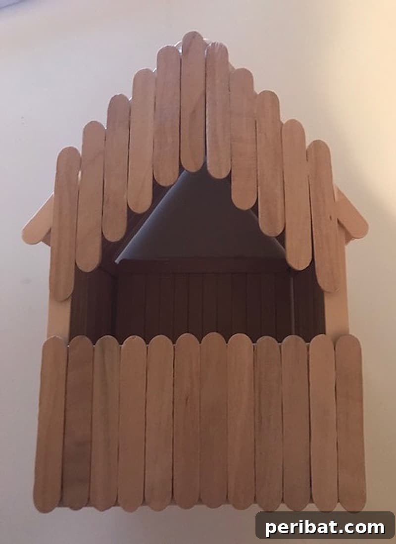 45 Creative DIY Birdhouse Projects 18 birdhouse out of craft sticks