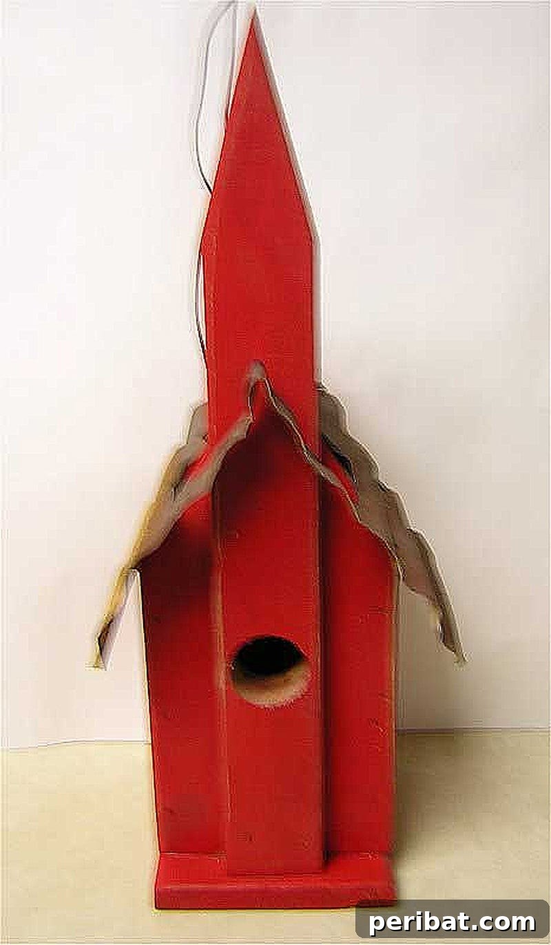 45 Creative DIY Birdhouse Projects 27 red church bird house plans