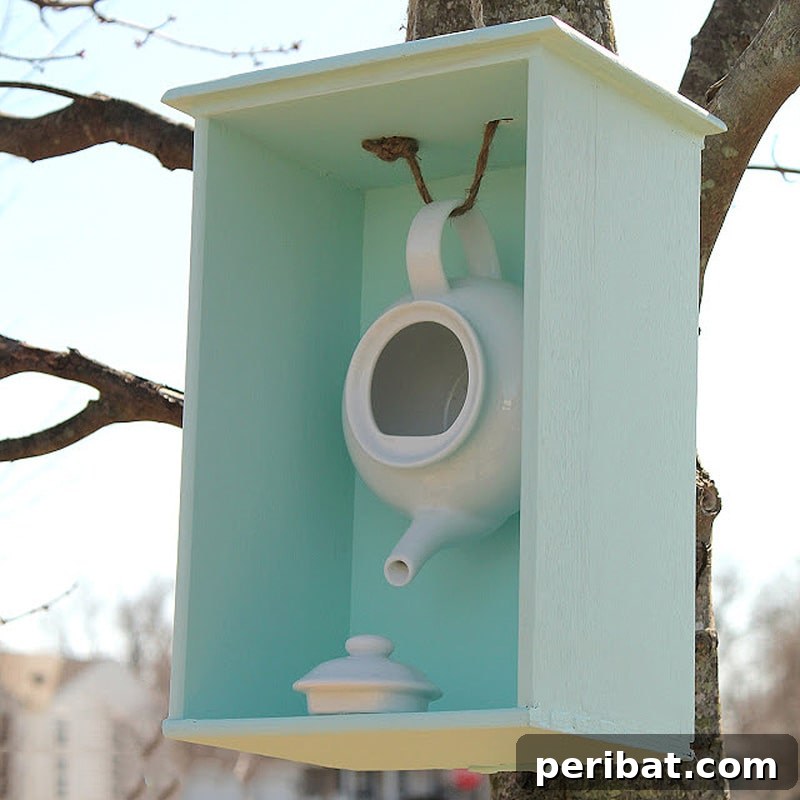 45 Creative DIY Birdhouse Projects 28 new teapot birdhouse