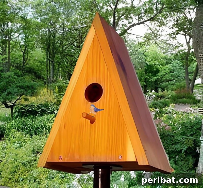 45 Creative DIY Birdhouse Projects 10 unique yet simple triangular birdhouse