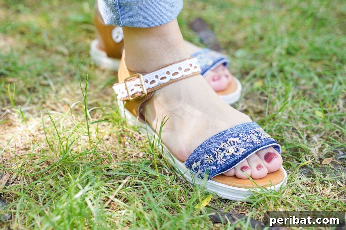 29 Creative DIY Clothing Kits 3 woman in blue jeans wearing denim sandals on grass