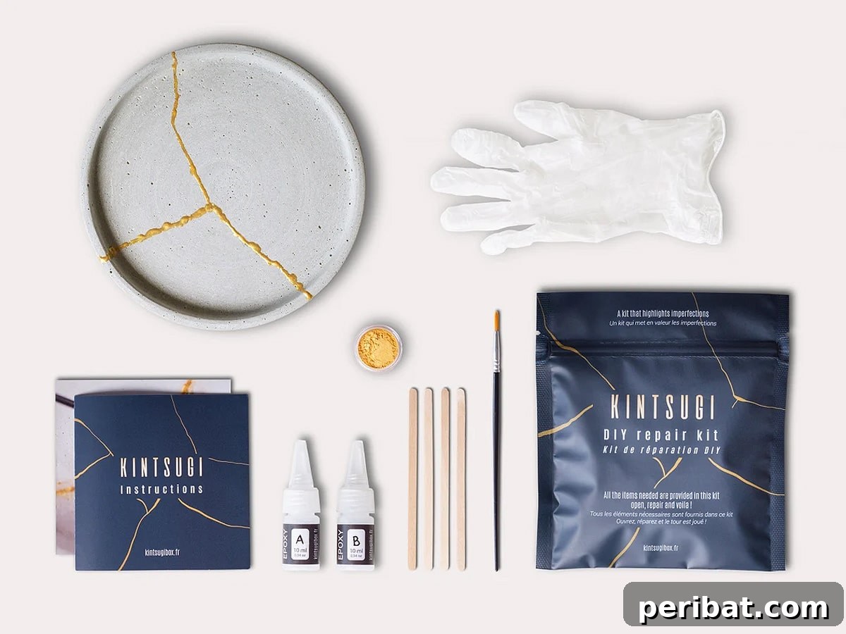 Simple DIY Ideas for Grown-Ups 50 Projects 21 kintsugi repair kit