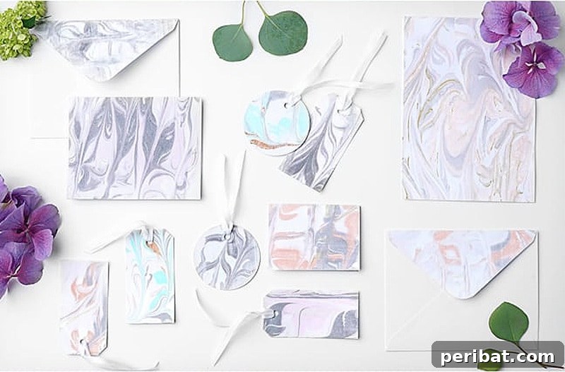 Simple DIY Ideas for Grown-Ups 50 Projects 33 marble paper