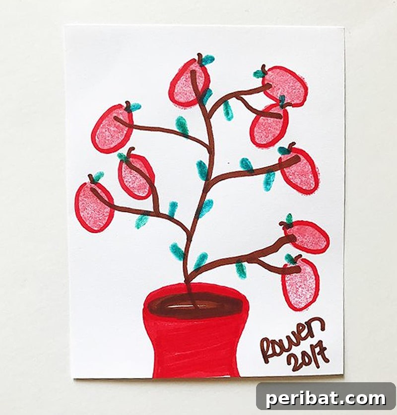 Simple DIY Ideas for Grown-Ups 50 Projects 36 decorative painting of apple tree