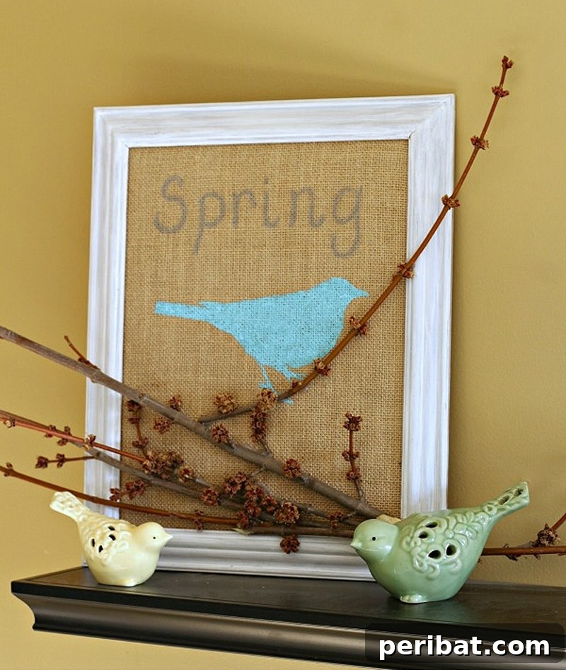 Simple DIY Ideas for Grown-Ups 50 Projects 37 bird wall art