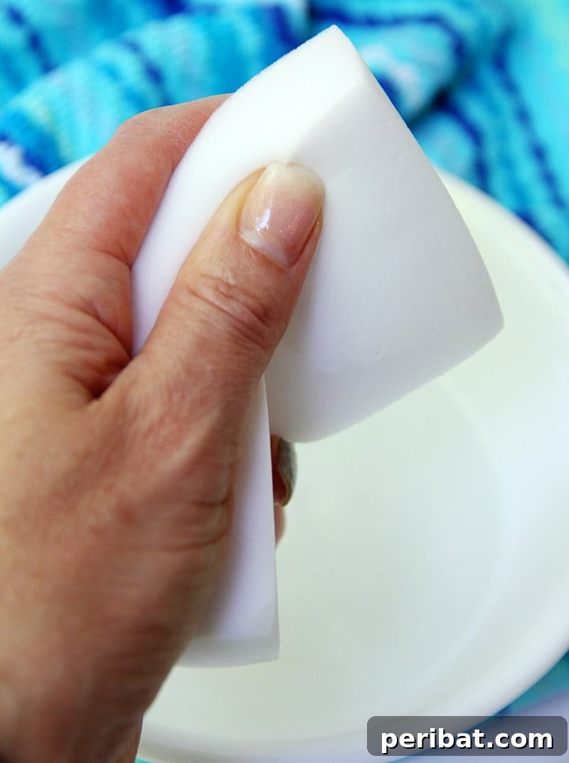 Simple DIY Ideas for Grown-Ups 50 Projects 42 magic sponge erasers