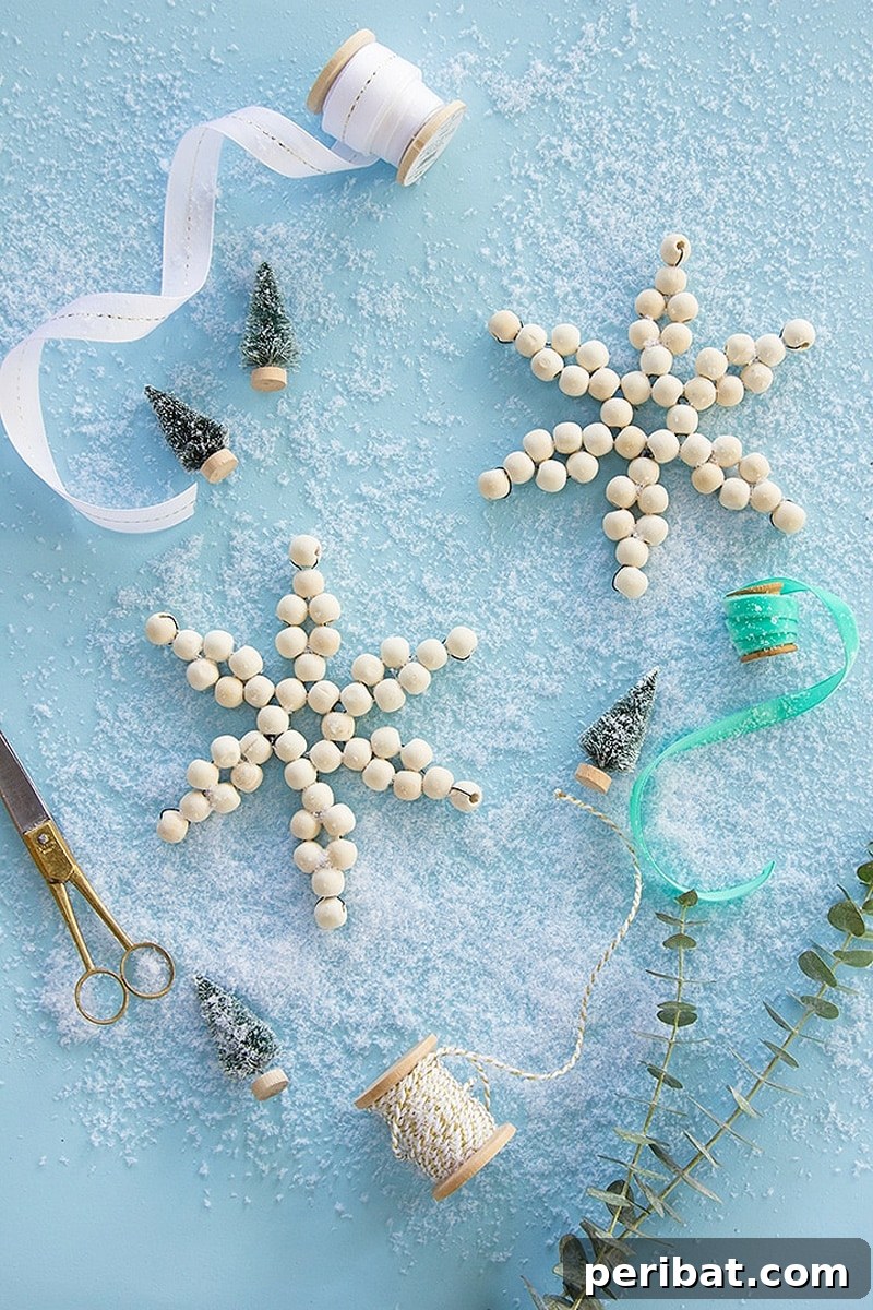 Simple DIY Ideas for Grown-Ups 50 Projects 47 snowflake ornaments