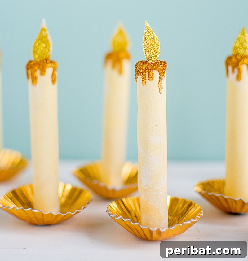 Simple DIY Ideas for Grown-Ups 50 Projects 48 paper candle christmas tree ornament