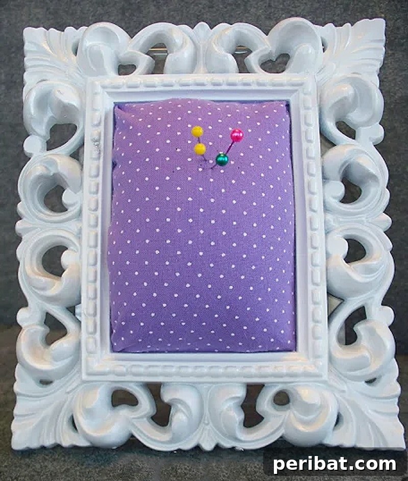 Simple DIY Ideas for Grown-Ups 50 Projects 50 frame into pin cushion