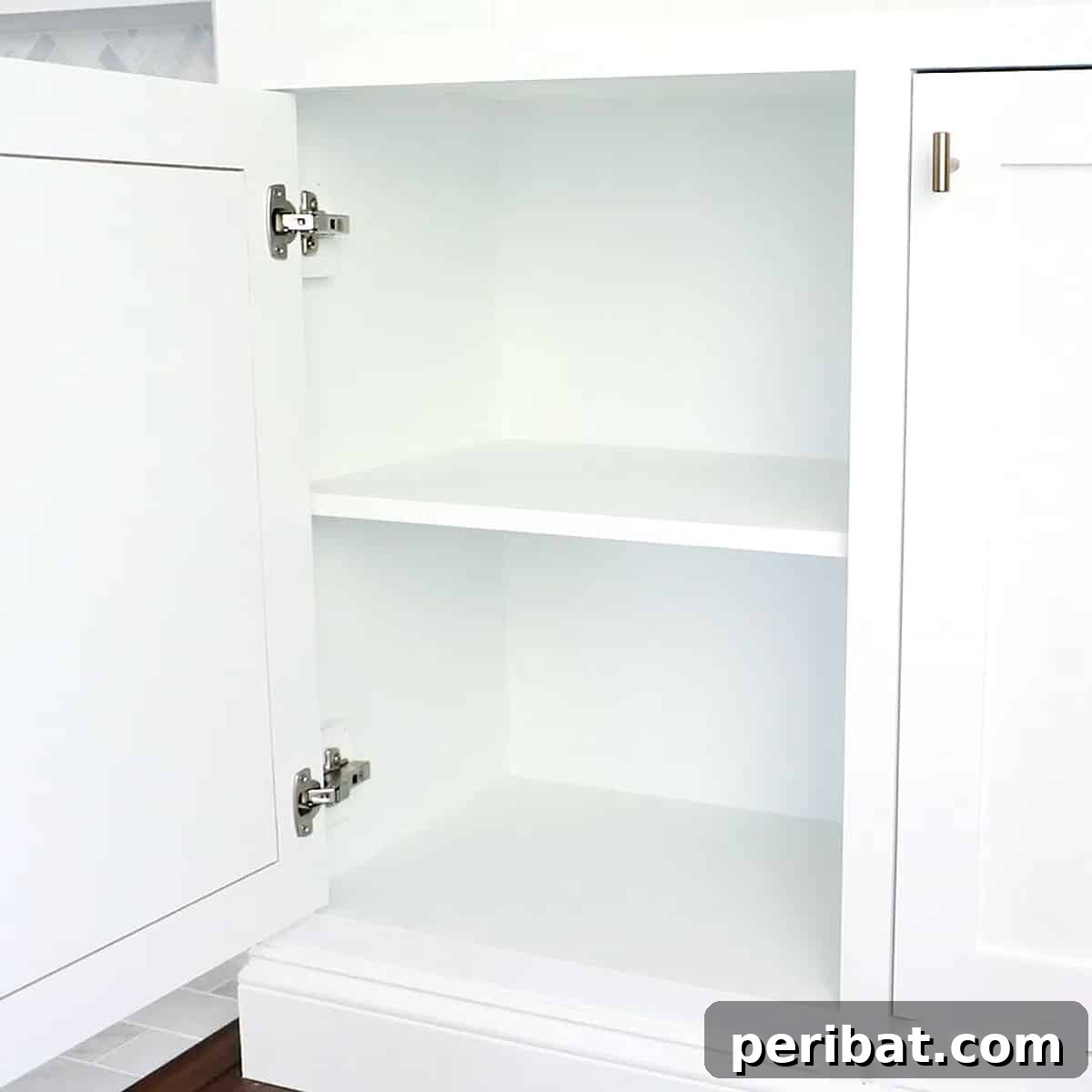 50 Smart DIY Home Improvement Hacks & Essential Products 29 Elegant custom built-in shelving unit, providing ample storage and enhancing the architectural charm of a room