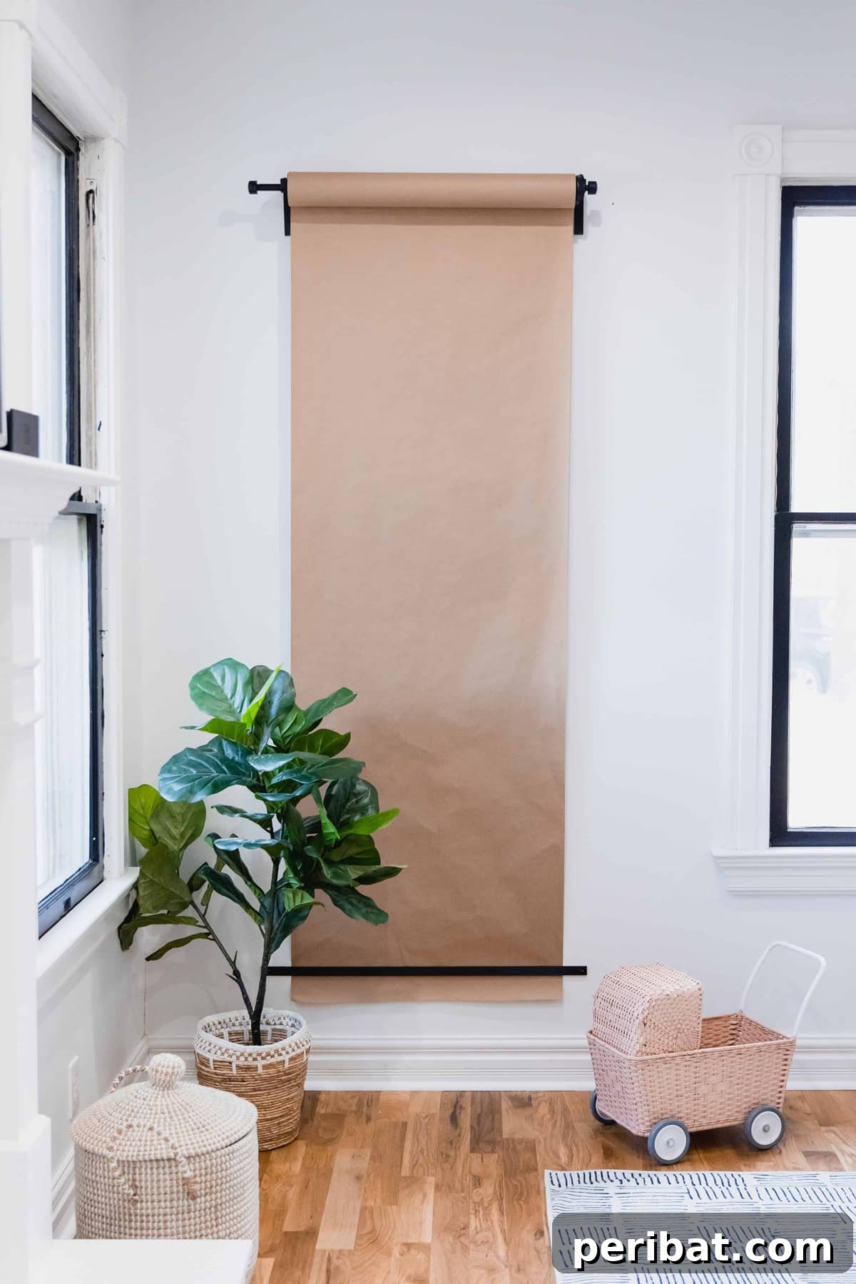50 Smart DIY Home Improvement Hacks & Essential Products 30 Functional DIY wall-mounted easel, providing a creative space for kids to draw and learn without taking up floor space