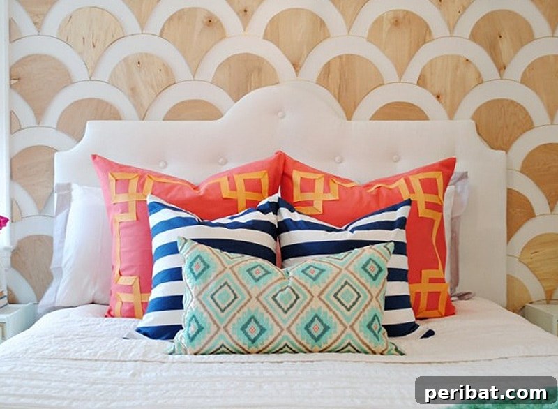 50 Smart DIY Home Improvement Hacks & Essential Products 31 Charming DIY wood scalloped wall, adding a cozy, classy, and whimsical touch to a room's interior design