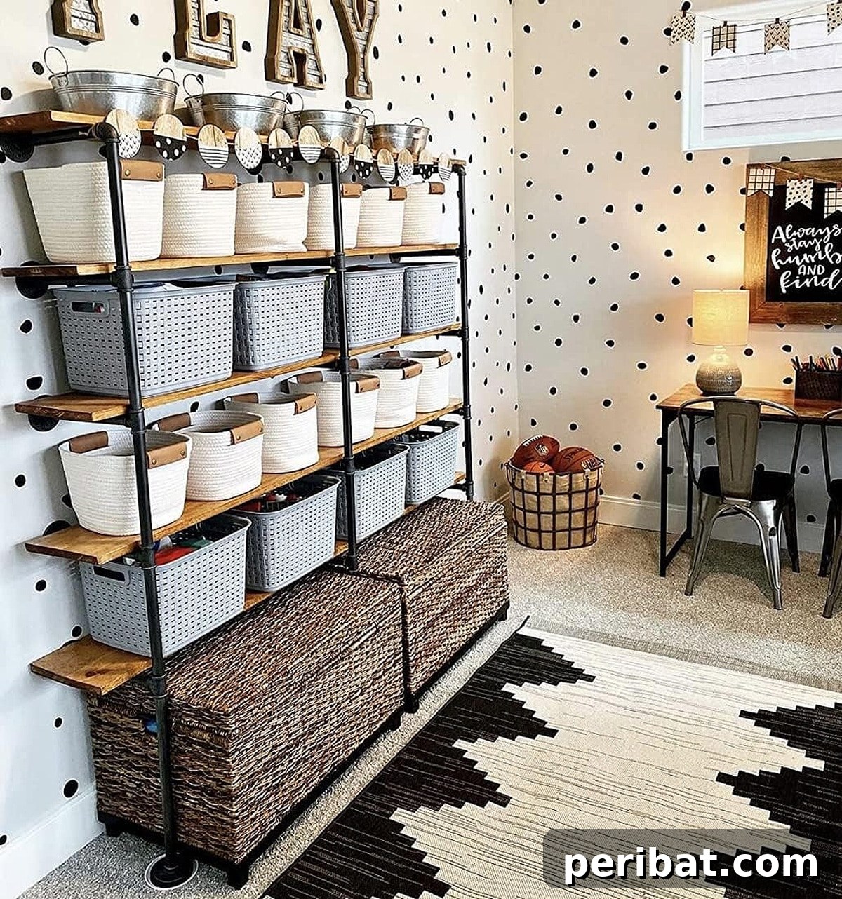 50 Smart DIY Home Improvement Hacks & Essential Products 49 Robust Friend of Family industrial retro wall-mounted iron pipe shelf, offering durable and stylish storage with a vintage aesthetic