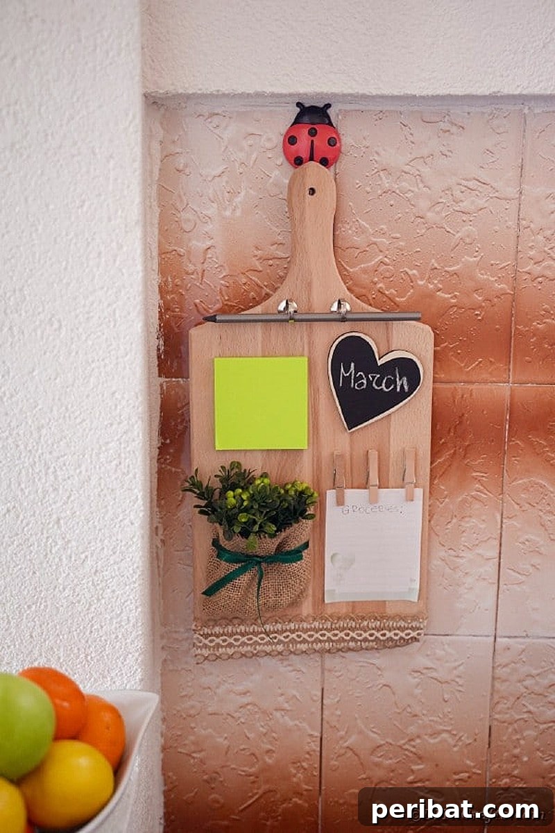 Handmade Chopping Blocks Creative Concepts for Functional Art 3 upcycled wooden cutting board hung on wall