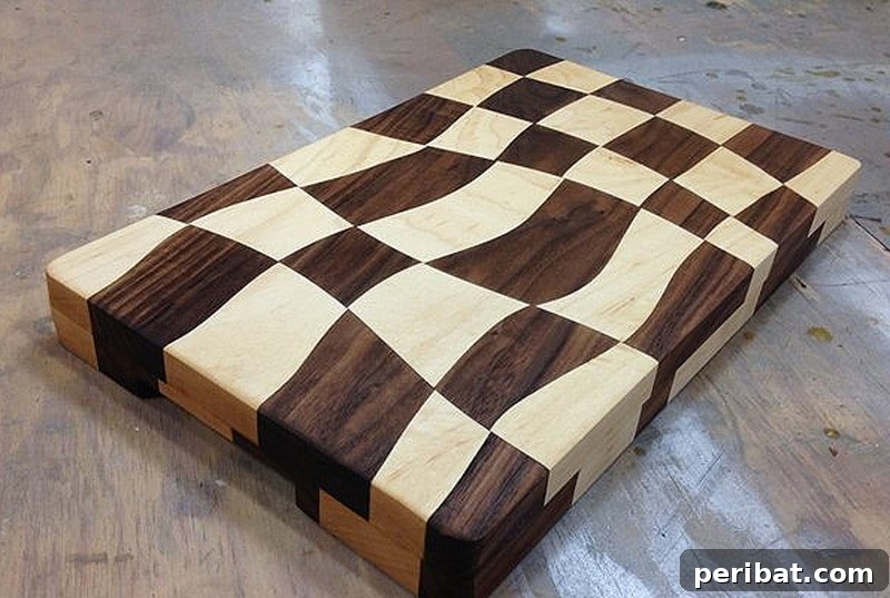 Handmade Chopping Blocks Creative Concepts for Functional Art 21 drunken cutting board