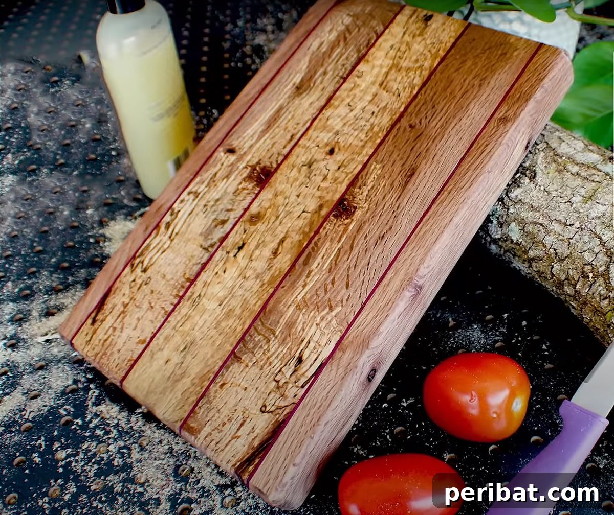Handmade Chopping Blocks Creative Concepts for Functional Art 24 cutting board from rough lumber