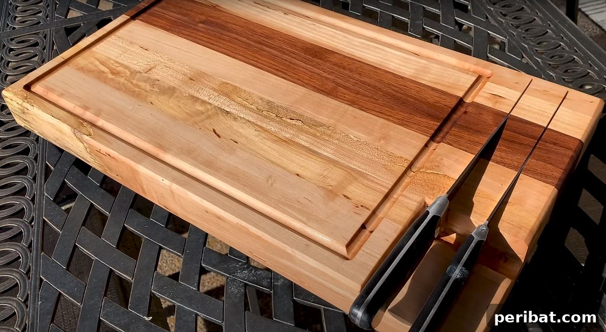 Handmade Chopping Blocks Creative Concepts for Functional Art 35 cutting board with knife storage