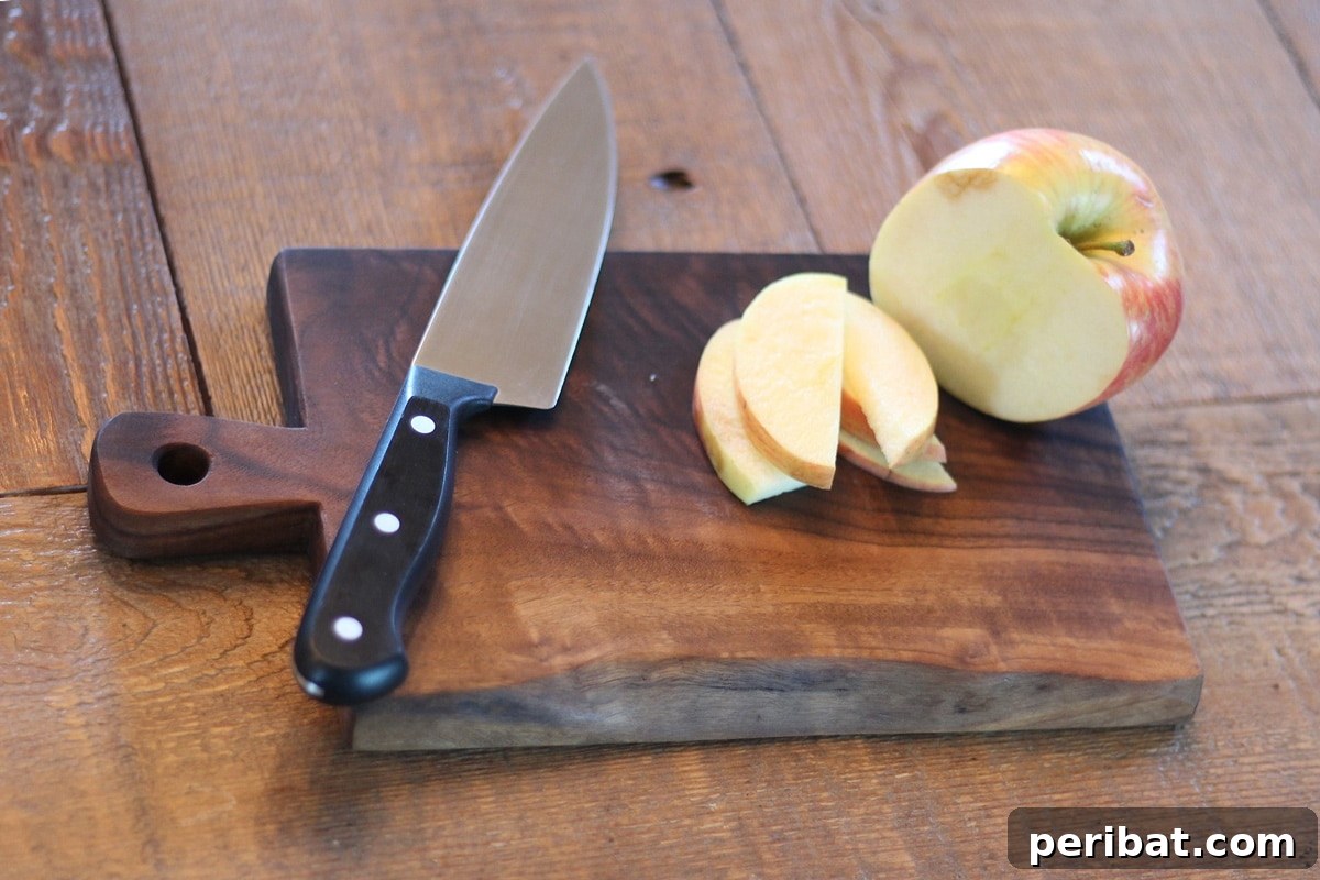 Handmade Chopping Blocks Creative Concepts for Functional Art 39 cut apple on wooden cutting board
