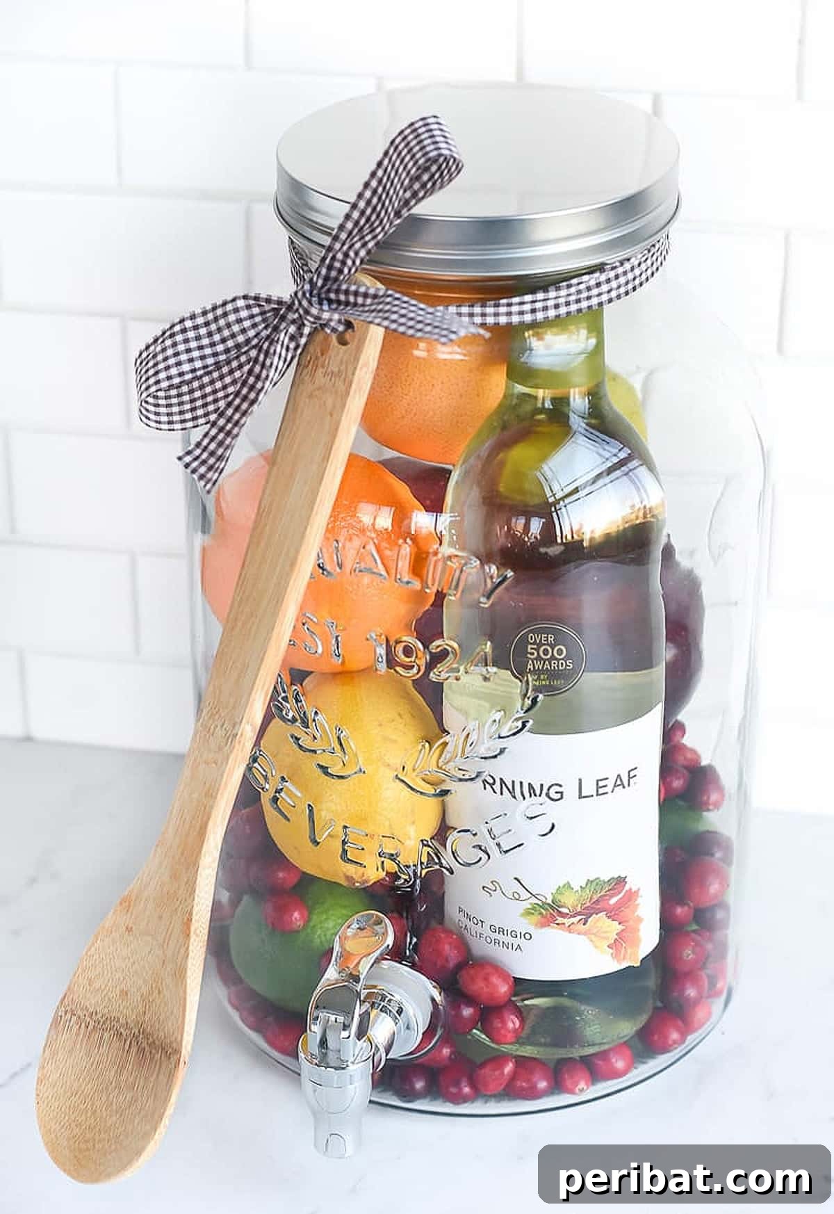 Craft Your Own Cocktails 24 Kit Ideas 17 Lush DIY Sangria Kit for fruit-infused wine at gatherings.