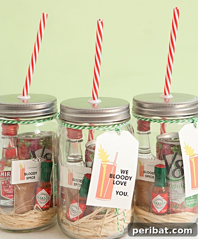 Craft Your Own Cocktails 24 Kit Ideas 10 Robust Bloody Mary Cocktail Kit with a unique spice blend.