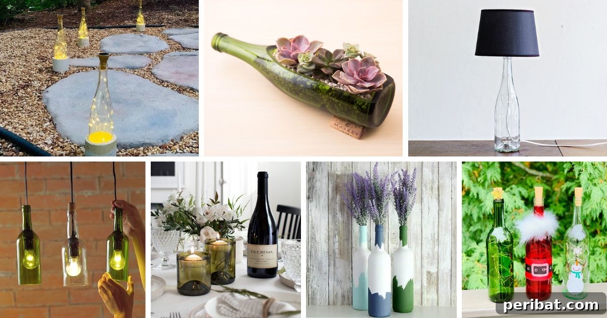 Uncork Your Creativity: 50 Wine Bottle and Glass DIY Projects 2 50 diy wine bottle and wine glass crafts facebook