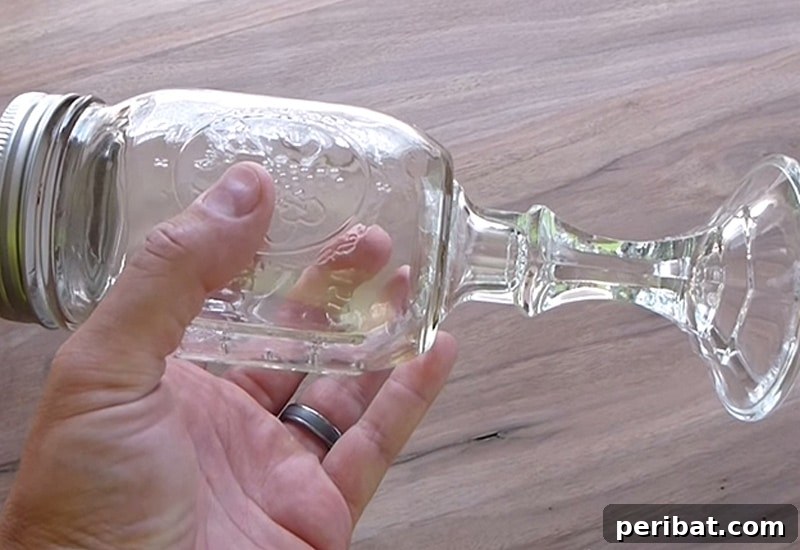 Uncork Your Creativity: 50 Wine Bottle and Glass DIY Projects 28 mason jar wine glasses
