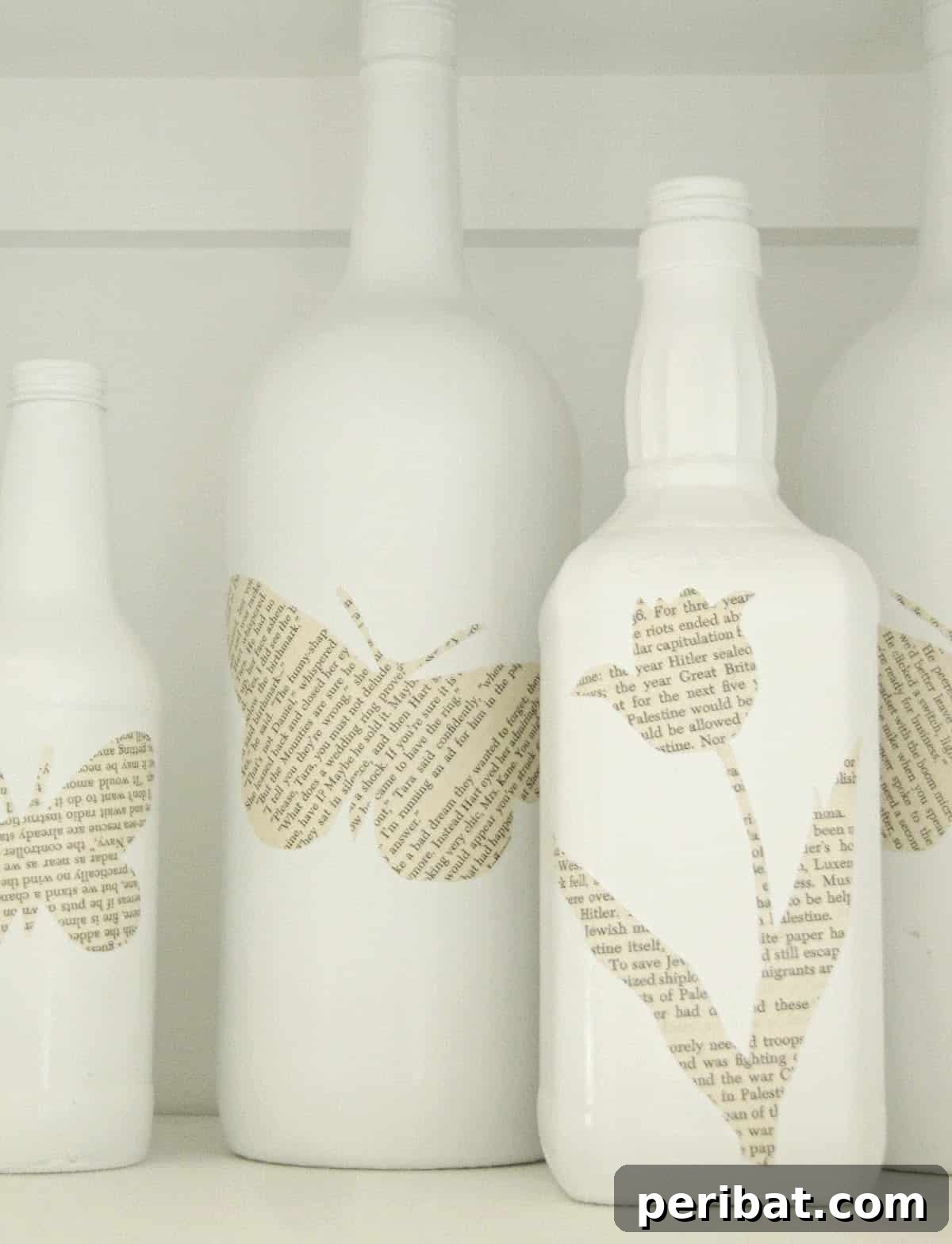 Uncork Your Creativity: 50 Wine Bottle and Glass DIY Projects 35 wine bottles with book pages