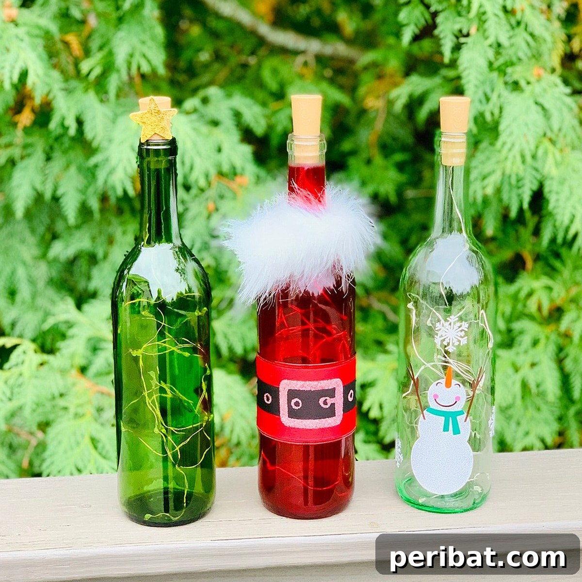 Uncork Your Creativity: 50 Wine Bottle and Glass DIY Projects 40 wine bottle decorations with lights