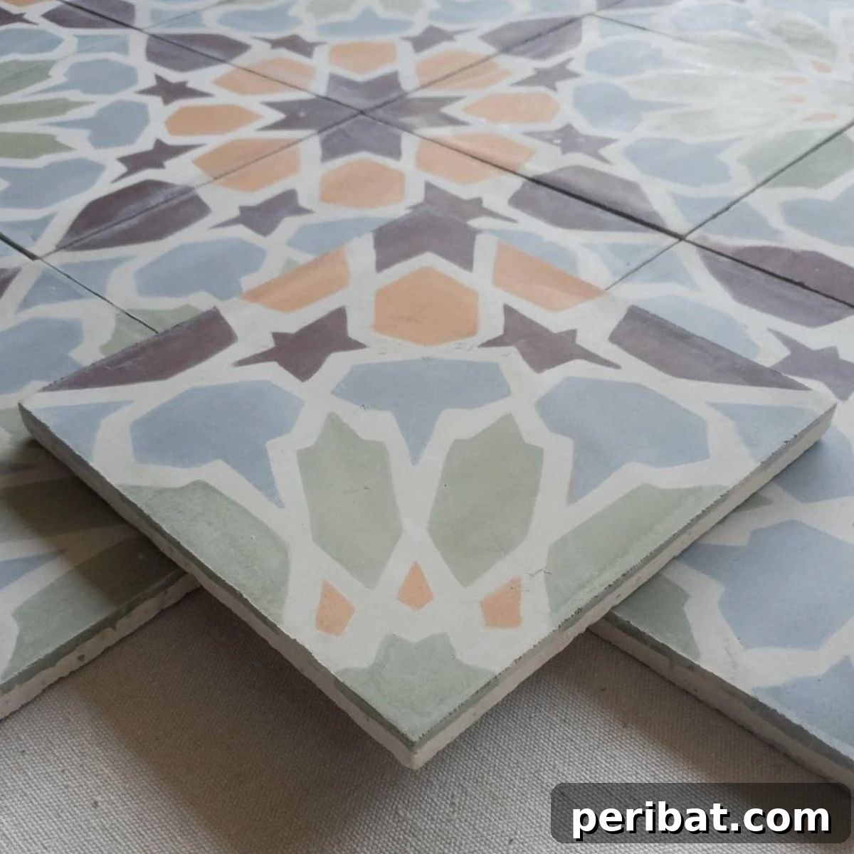 Stunning DIY Bathroom Floors: Tile Ideas & Product Picks 14 Encaustic Tiles