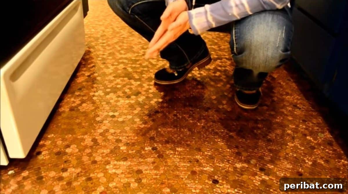 Stunning DIY Bathroom Floors: Tile Ideas & Product Picks 17 Penny Floor Tiles